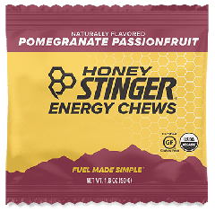 HONEY STINGER ORGANIC ENERGY CHEWS POMEGRANATE