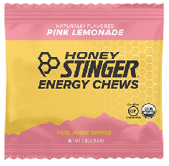 HONEY STINGER ORGANIC ENERGY CHEWS PINK LEMONADE