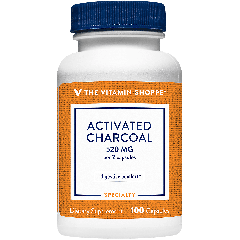 THE VITAMIN SHOPPE ACTIVATED CHARCOAL 520 mg (100 cap)