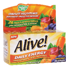 NATURES WAY ALIVE DAILY ENERGY MULTI (60 tab)