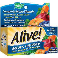NATURES WAY ALIVE MENS ENERGY MULTI (50 tab)