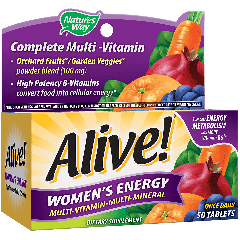 NATURES WAY ALIVE WOMENS ENERGY MULTI (50 tab)