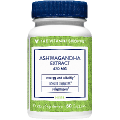 THE VITAMIN SHOPPE ASHWAGANDHA EXTRACT 470 mg (60 cap)