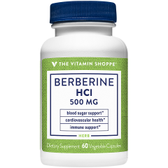 Berberine HCl 500 mg (60 veg cap) Vitamin Shoppe Panama