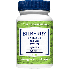 THE VITAMIN SHOPPE BILBERRY EXTRACT 120 mg (60 cap)