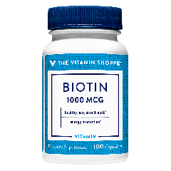 THE VITAMIN SHOPPE BIOTIN 1 mg (100 cap)