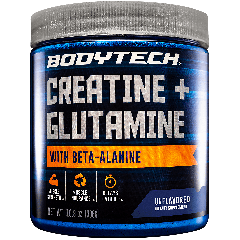 BODYTECH BODYTECH CREATINE + GLUTAMINE UNFLAVORED (30 serv)