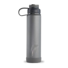BOULDER - Insulated Stainless Steel Bottle - 24 oz - Slate Gray