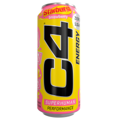 C4 Carbonated Energy Drink Starburst Strawberry (16 fl)
