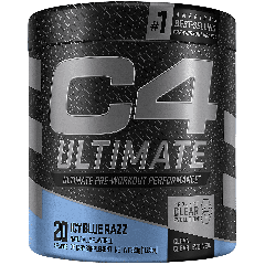 C4 Ultimate Pre-Workout - Icy Blue Razz (20 Servings)