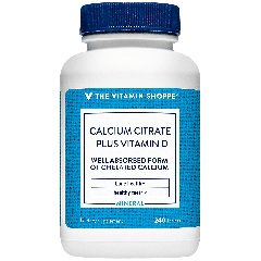 THE VITAMIN SHOPPE CALCIUM CITRATE + VIT D (240 tab)
