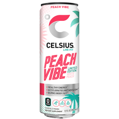 Celsius Sparkling Peach Vibe (12 fl oz)