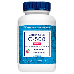 Chewable Vitamin C-500 with Acerola 500 mg Cherry (100 chews)