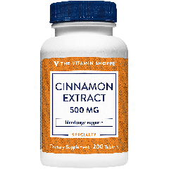 THE VITAMIN SHOPPE CINNAMON EXTRACT 500 mg (200 tab)