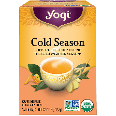 YOGI TEA COLD SEASON 16 EA