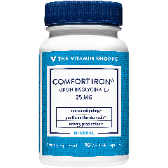 THE VITAMIN SHOPPE COMFORT IRON 25 mg (90 veg cap)