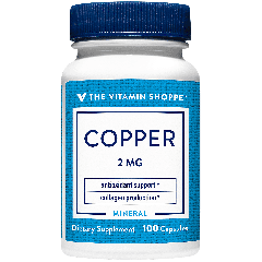 THE VITAMIN SHOPPE COPPER 2 mg (100 cap)