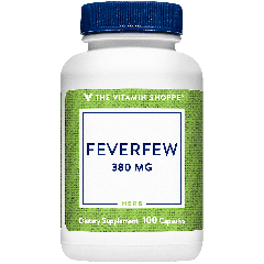 THE VITAMIN SHOPPE FEVERFEW 380 mg (100 cap)