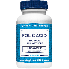 THE VITAMIN SHOPPE FOLIC ACID 800 mcg (300 cap)