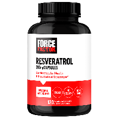 Force Factor Resveratrol  200 mg (120 Cap)