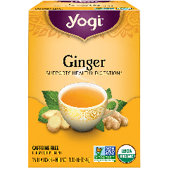 YOGI TEA GINGER 16 EA