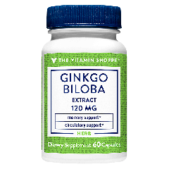 Ginkgo Biloba Extract 120 mg (60 cap)