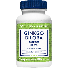 THE VITAMIN SHOPPE GINKGO BILOBA EXTRACT 60 mg (120 cap)