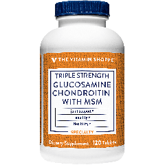 THE VITAMIN SHOPPE GLUCOSAMINE CHONDROITIN MSM 3X (120 tab)