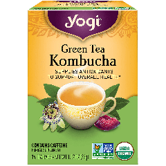 YOGI TEA GREEN TEA KOMBUCHA 16 EA