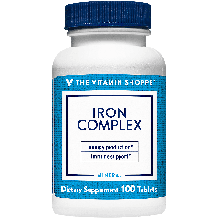 THE VITAMIN SHOPPE IRON COMPLEX (100 tab)