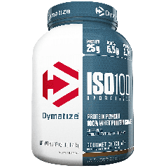 DYMATIZE ENTERPRISES ISO100 GOURMET CHOCOLATE (43 serv) 3 lb