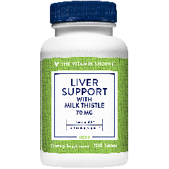 THE VITAMIN SHOPPE LIVER SUPPORT W/MILK THISTLE 70 mg (100 tab)