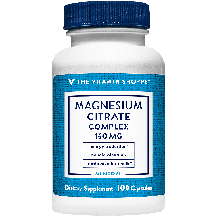 THE VITAMIN SHOPPE MAGNESIUM CITRATE COMPLEX 160 mg (100 cap)