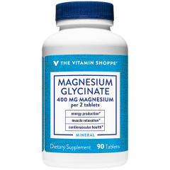 Magnesium Glycinate 400 mg per 2 tablets (90 tab)