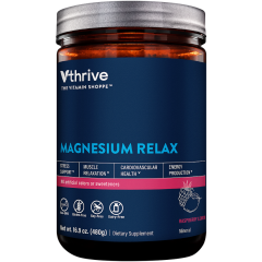 Vthrive Magnesium Relax Powder Raspberry Lemon (100 serv)