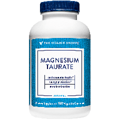 THE VITAMIN SHOPPE MAGNESIUM TAURATE - 125 mg (180 veg cap)