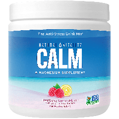 NATURAL VITALITY NATURAL CALM MAGNESIUM RASPBERRY-LEMON 350 mg (56 serv)