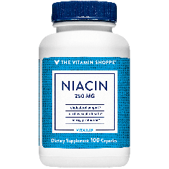 THE VITAMIN SHOPPE NIACIN VIT B3 250 mg (100 cap)