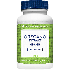 THE VITAMIN SHOPPE OREGANO EXTRACT 450 mg (100 veg cap)