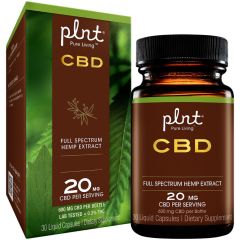 plnt CBD Full Spectrum Hemp Extract 20 mg (30 cap) en Vitamin Shoppe Panama