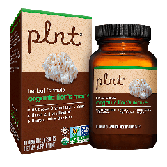 Plnt Organic Lion’s Mane 1000mg (60 org cap)