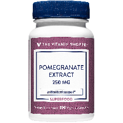 THE VITAMIN SHOPPE POMEGRANATE EXTRACT 250 mg (100 veg cap)