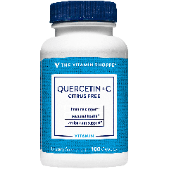 THE VITAMIN SHOPPE QUERCETIN + VIT C (CITRUS FREE) (100 cap)