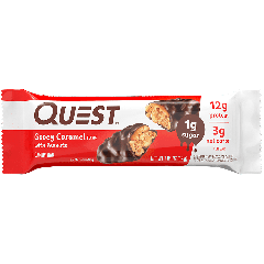 Quest Candy Bar Gooey Caramel with Peanuts (1 bar) 