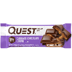 QUEST PROTEIN BAR CARAMEL CHOCOLATE CHUNK 20g