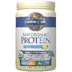 GARDEN OF LIFE RAW ORGANIC PLANT PROTEIN VANILLA (20 serv) 1.4 lb