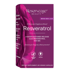 Reserveage Resveratrol 500 mg (60 veg cap)