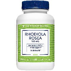 THE VITAMIN SHOPPE RHODIOLA ROSEA 500 mg (60 veg cap)