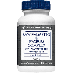 THE VITAMIN SHOPPE SAW PALMETTO & PYGEUM COMPLEX (60 cap)