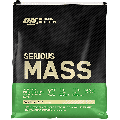 OPTIMUM NUTRITION SERIOUS MASS VANILLA (16 serv) 12 lb